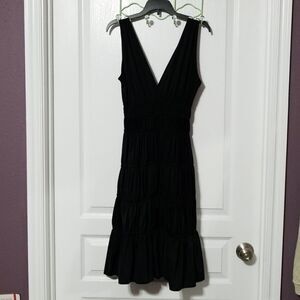 Black Ruffled Dress